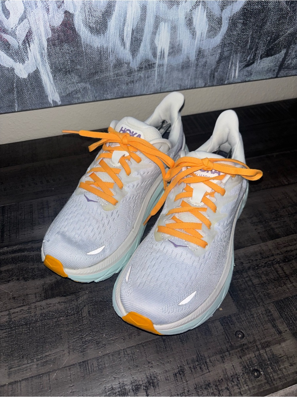 Hoka Clifton 8 WOMENS SZ 7B - Picture 9 of 16